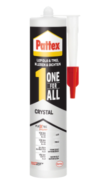 Pattex ONE FOR ALL Crystal Montage-kleber, 290g, 2866431